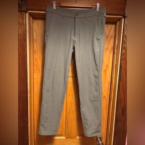 Lululemon ABC Pants Mens 32 Gray Slim Fit Casual Stretch Golf Travel LM5AF1S